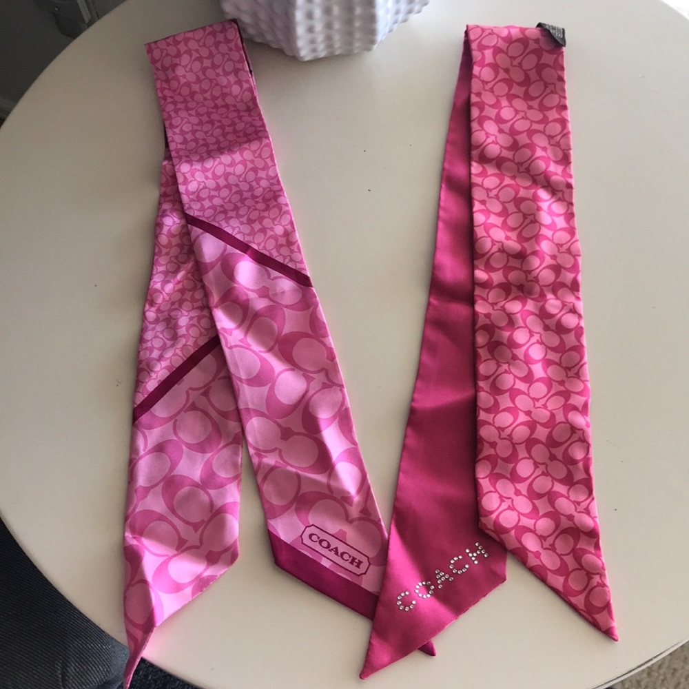 Coach ponytail/purse scarves (set of 2)